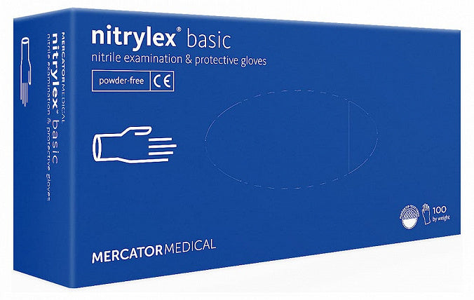 Nitrilhandschuhe Nitrylex® basic von Mercator Medical